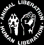 ANIMAL / HUMAN LIBERATION - Back Patch