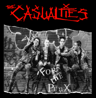 CASUALTIES - For The Punx- Back Patch