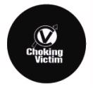 Choking Victim - Logo + Name - Button