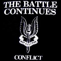 CONFLICT - The Battle Continues - Back Patch