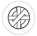 Crass - Symbol (white) - Button