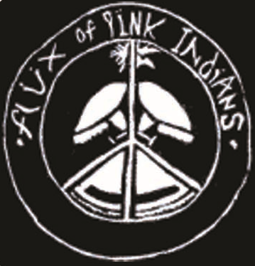 Flux of Pink Indians -  Peace Black - Button