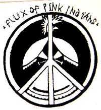 FLUX OF PINK INDIANS - Peace White - Back Patch