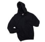 Black Plain Hooded Sweatshirt