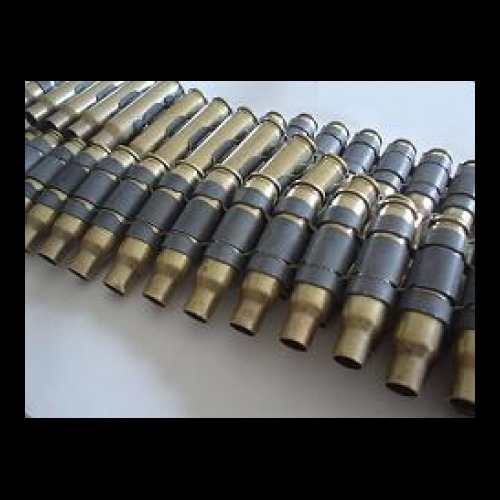 .223 Brass Bullet Belt With No Tips