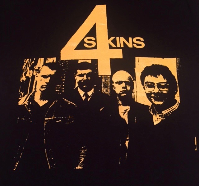 Buy 4 Skins Yellow Back Patch | Oi! Punk Back Patches | Crustpunks.com