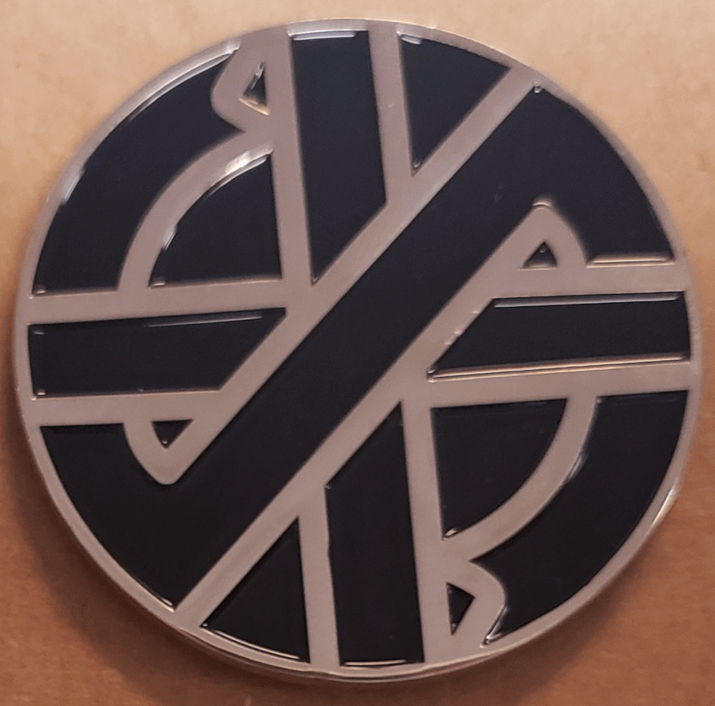 Crass - Symbol - Metal Badge