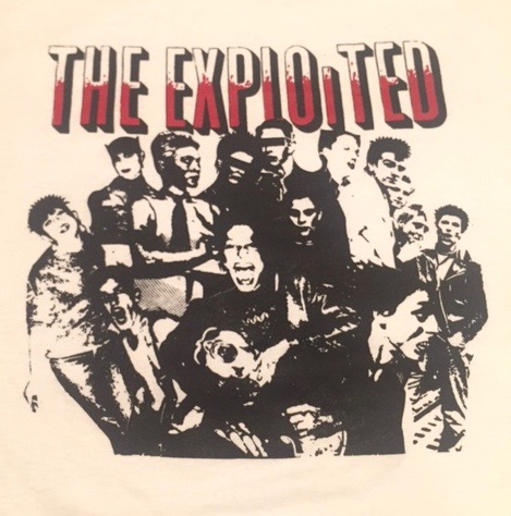 EXPLOITED - White - Back Patch
