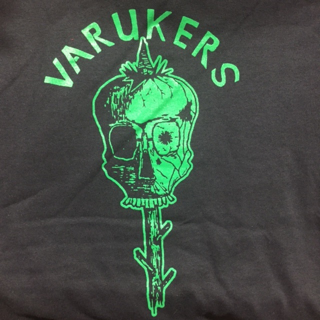 Varukers - Green Skull - Shirt
