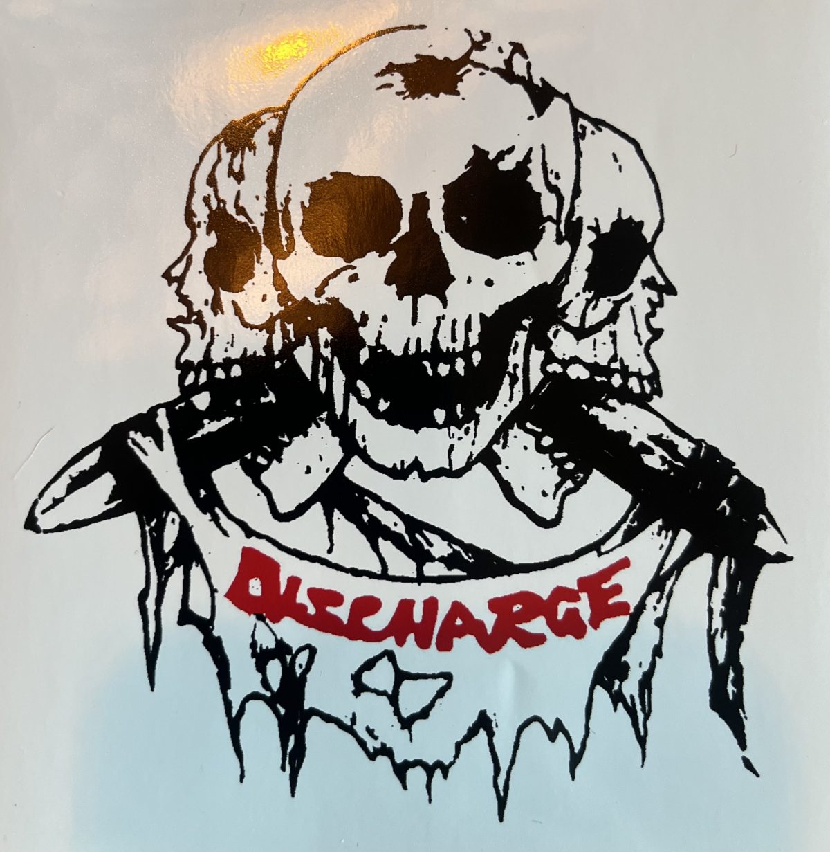 Discharge - Skulls - Sticker
