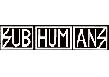 Subhumans - Name - Sticker