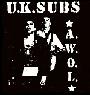 U.K. Subs - A.W.O.L. - Sticker