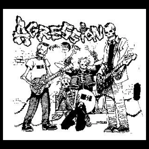 AGRESSION - Band - Back Patch