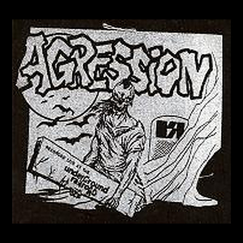 Buy AGRESSION Patch | Rare Punk Band Patches | Crustpunks.com
