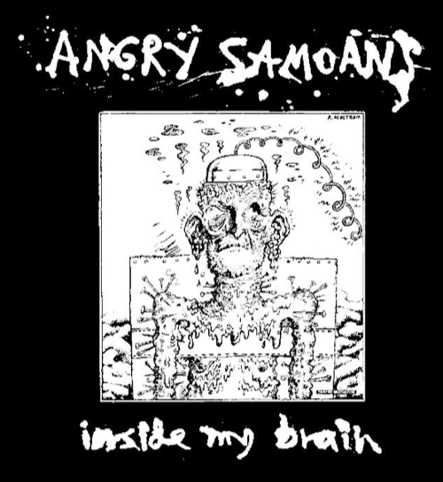 ANGRY SAMOANS - Inside My Brain - Back Patch
