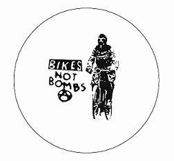 Bikes Not Bombs - Bike - Button