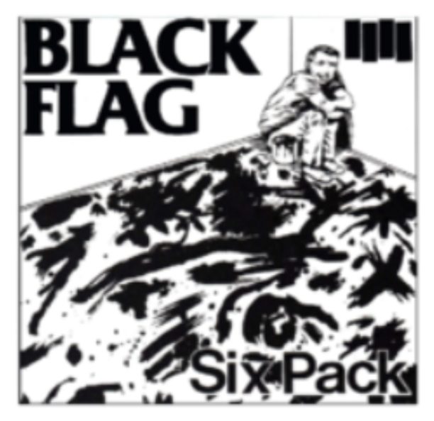 BLACK FLAG - Six Pack - Patch (Heat Set)