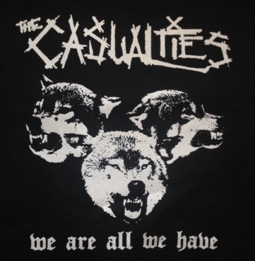 CASUALTIES - We Are All We Have - Back Patch
