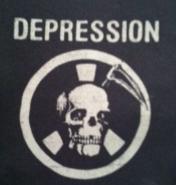 DEPRESSION - Skull - Patch