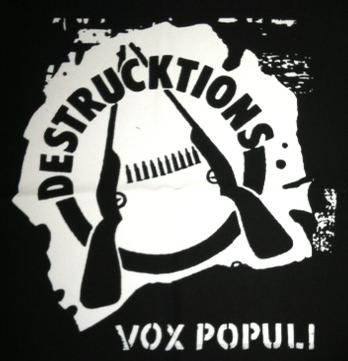 DESTRUCKTIONS - Vox Populi - Back Patch