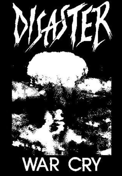 DISASTER - War Cry - Back Patch