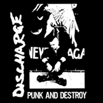 DISCHARGE - Punk And Destroy - Back Patch