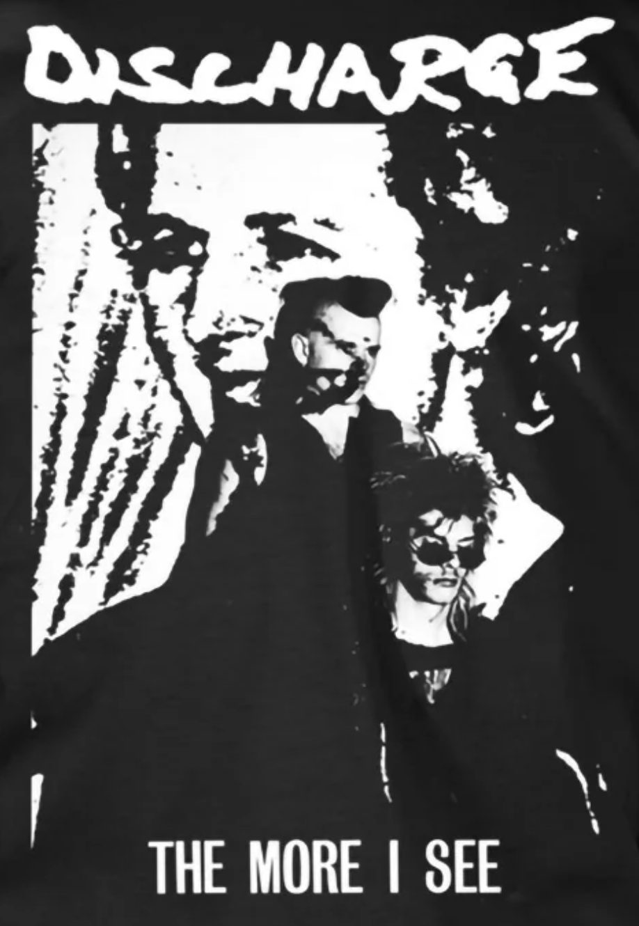 Discharge - The More I See Black - Shirt