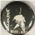 Discharge - Never Again - Button