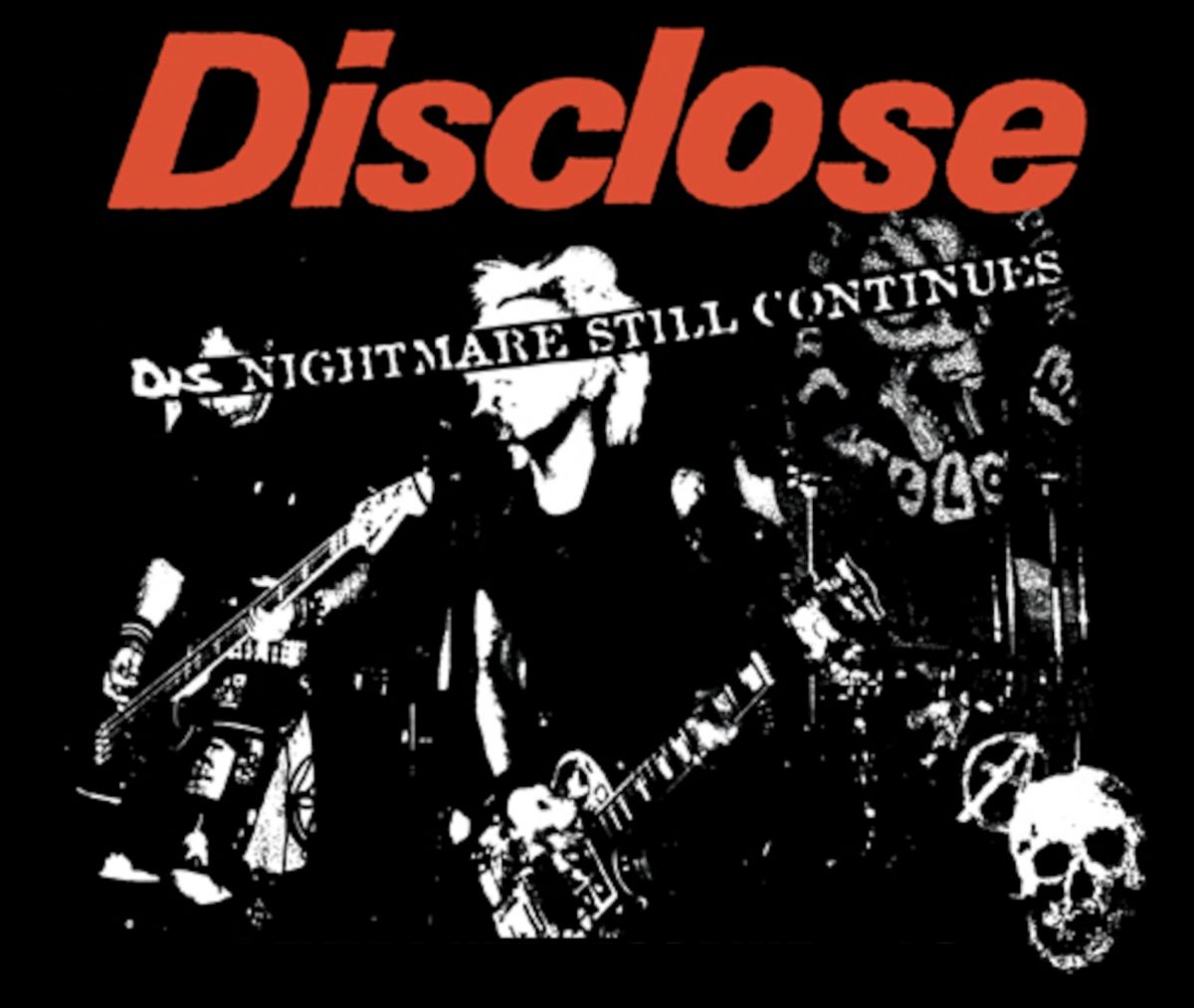 DISCLOSE Nightmare or Reality Back Patch | Crustpunks.com