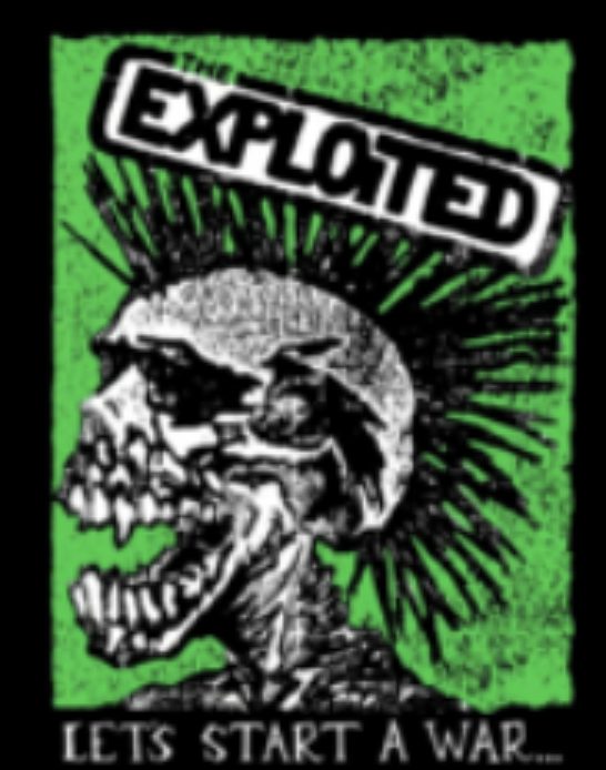 EXPLOITED - Let's Start A War - Patch (Heat Set)
