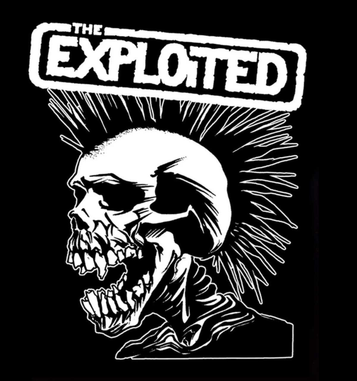 Buy Exploited Skull Patch | Rare Punk Band Patches | Crustpunks.com