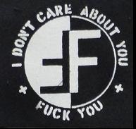 FEAR - I Don't Care About You - Patch