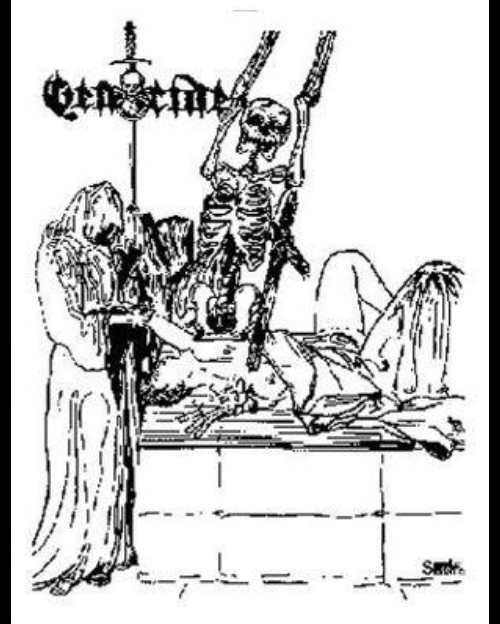 Buy GENOCIDE Back Patch | Rare Punk Back Patches | Crustpunks.com