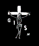 GISM - Skeleton Cross - Button
