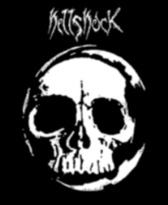 Buy HELLSHOCK Skull Patch | Rare Punk Band Patches | Crustpunks.com