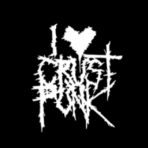 I LOVE CRUST PUNK - Patch (Heat Set)