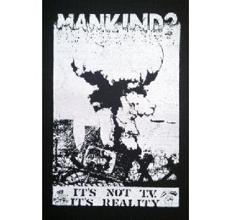 MANKIND? - Reality (white on black) - Patch