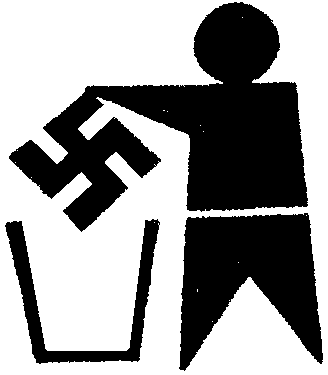 Nazi Trash - Button