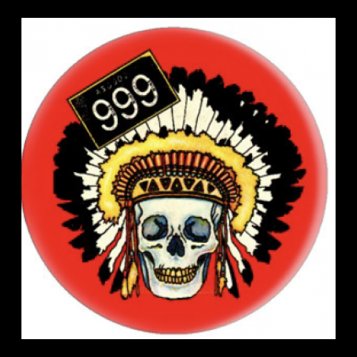 Nine Nine Nine - Skull - Button