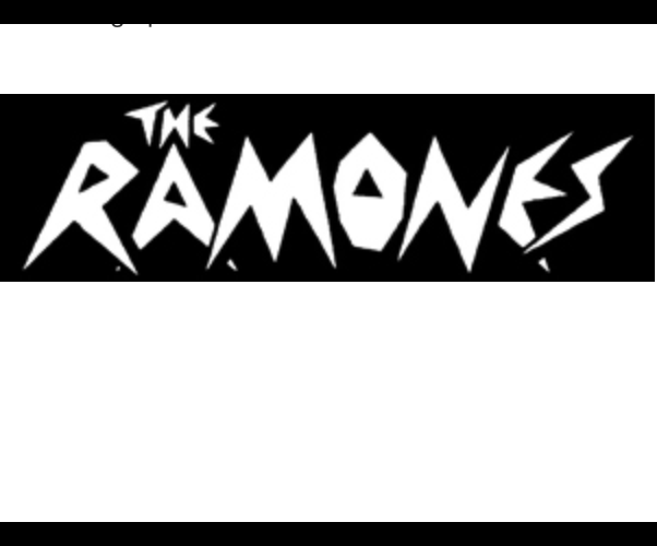RAMONES - Name - Patch (Screen Print)