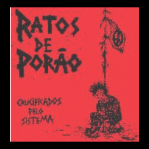 Buy RATOS DE PORAO Red Back Patch | Rare Punk Back Patches | Crustpunks.com