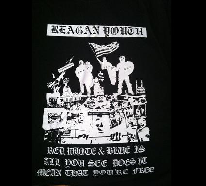 Reagan Youth - Red, White, And Blue (black) - Shirt
