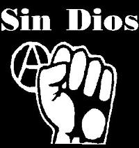 SIN DIOS - Anarchy - Patch (Screen Print)