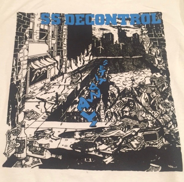 Buy SS DECONTROL Blue Back Patch | Hardcore Punk | Crustpunks.com