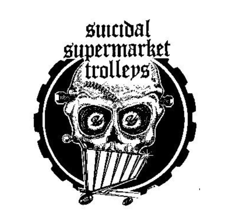 SUICIDAL SUPERMARKET TROLLEYS - Skull - Patch (Screen Print)