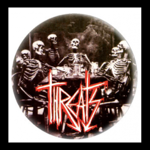 Threats - Skull - Button