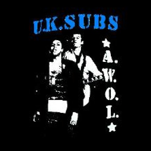 U.K. SUBS - AWOL - Back Patch