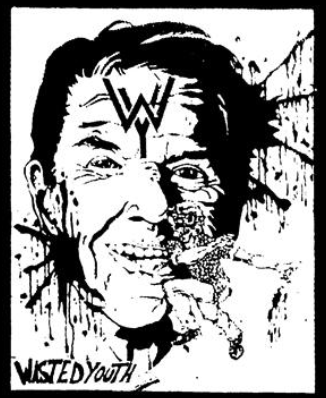 WASTED YOUTH - Ronnie - Patch (Screen Print)