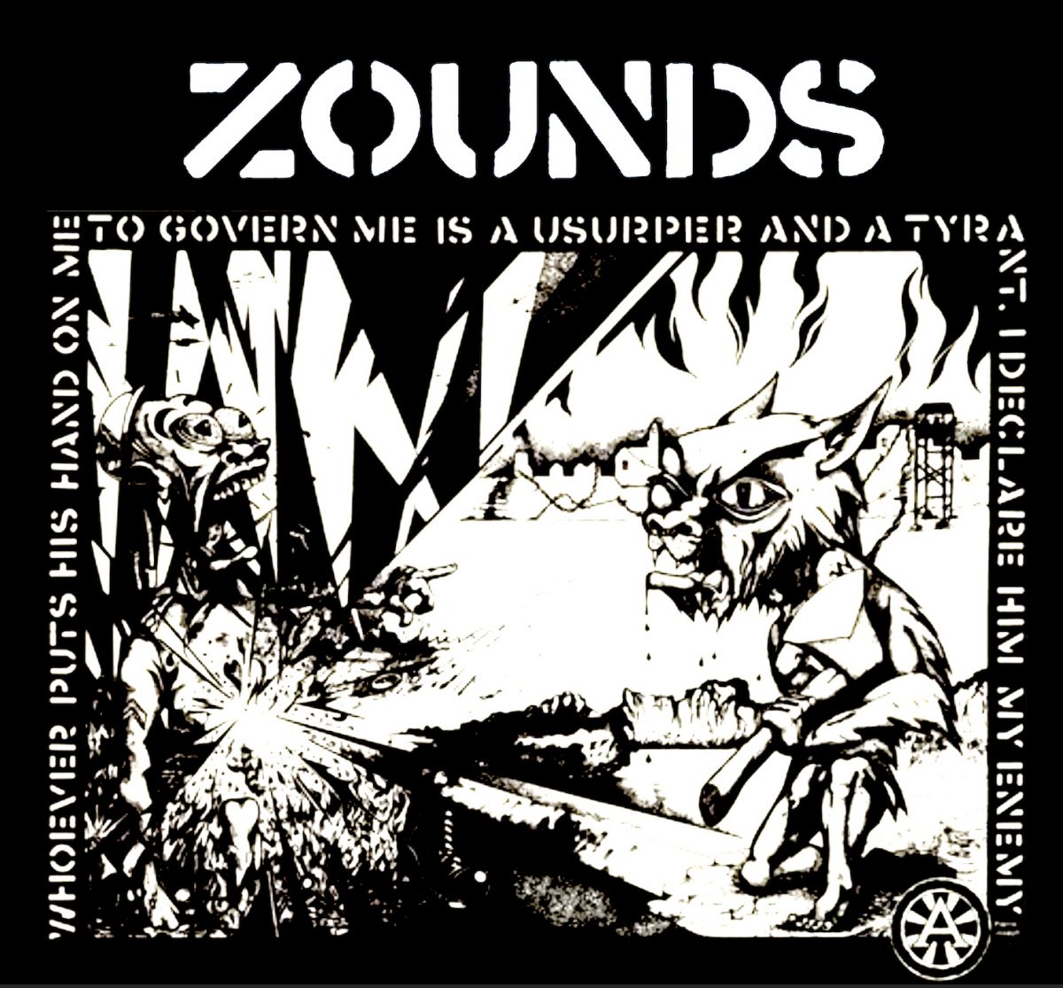 Buy Zounds Shirt | Punk Rock T-Shirts | Crustpunks.com
